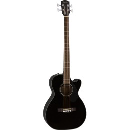 Fender CB-60SCE Bass, Indian Laurel, Black