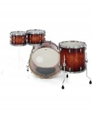 Pearl Session Studio Select STS904XP/C314, 4-Piece Shell Set, Gloss Barnwood Brown