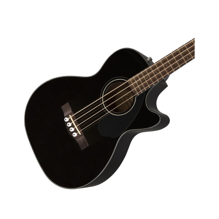 Fender CB-60SCE Bass, Indian Laurel, Black