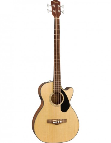 Fender CB-60SCE Bass, Indian Laurel, Natural