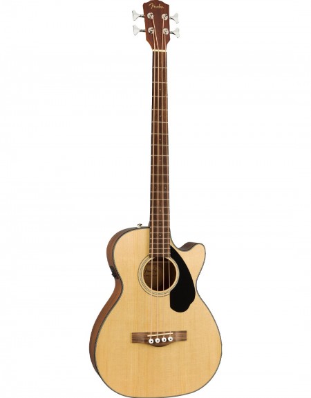 Fender CB-60SCE Bass, Indian Laurel, Natural