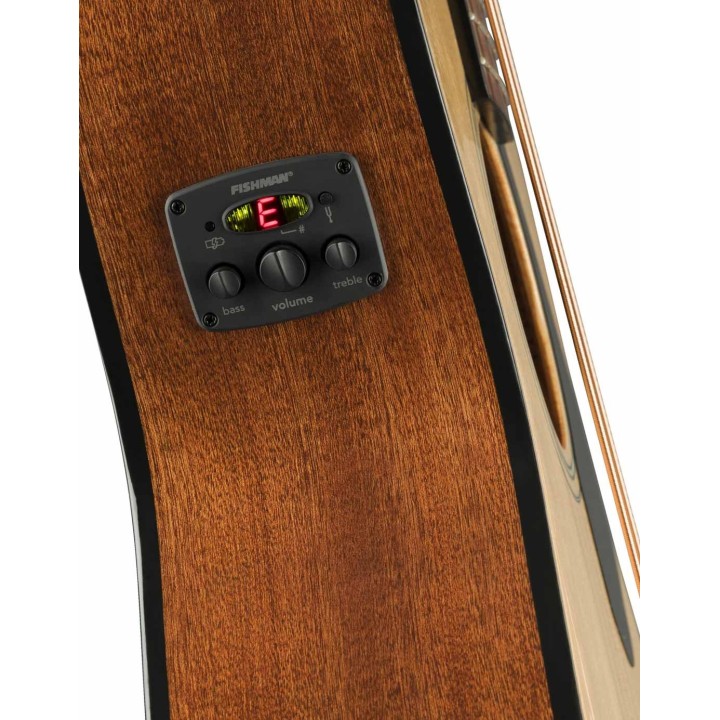 Fender CB-60SCE Bass, Indian Laurel, Natural