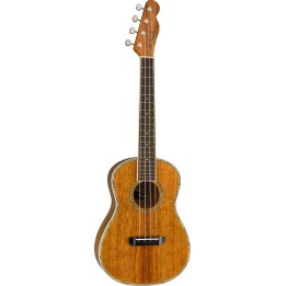 Fender Montecito Tenor Ukulele, Koa Fingerboard, w / bag, Natural Koa