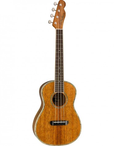 Fender Montecito Tenor Ukulele, Koa Fingerboard, w / bag, Natural Koa
