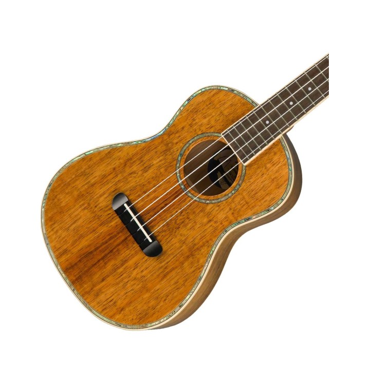 Fender Montecito Tenor Ukulele, Koa Fingerboard, w / bag, Natural Koa