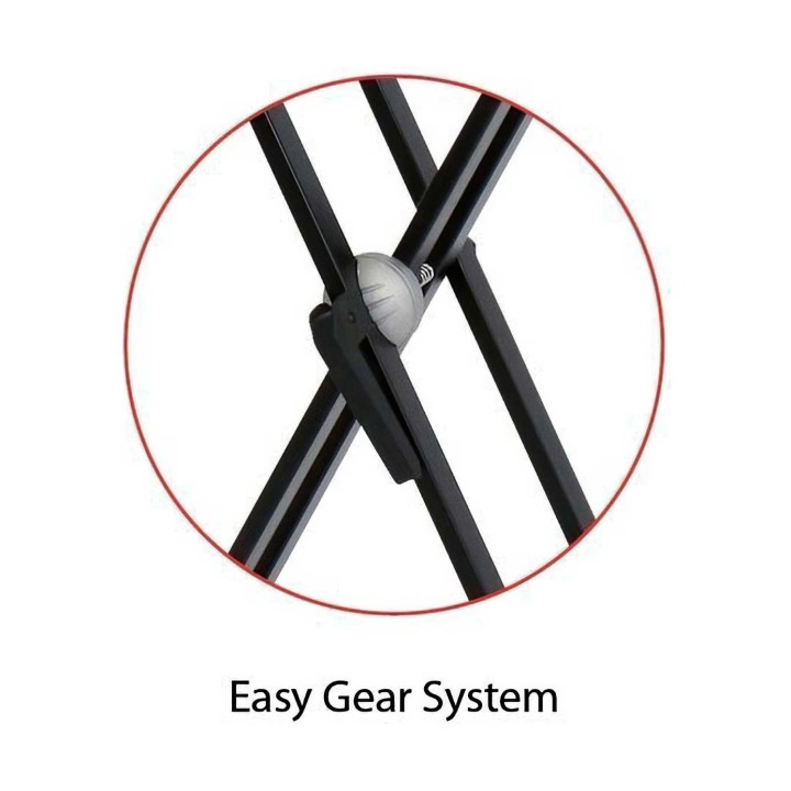 Gewa 900.553 BSX Keyboard stand double black