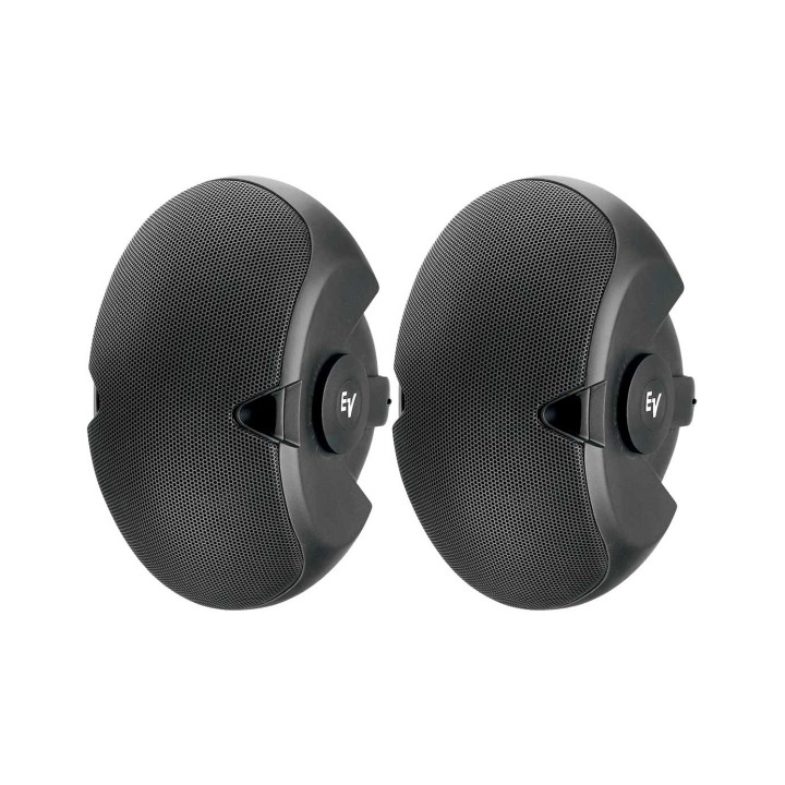 Electro-Voice EVID 6.2, Dual 6-inch two-way surface-mount loudspeaker pair black