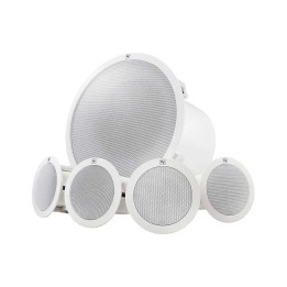 Electro-Voice EVID-C44 Ceiling Mount Speaker System, Subwoofer, 4 Satellite Speakers, White