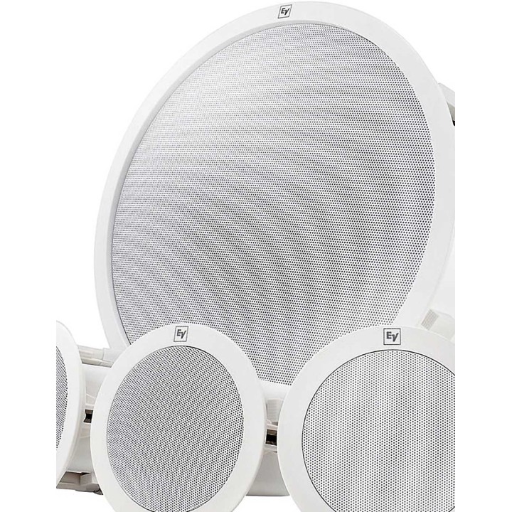 Electro-Voice EVID-C44 Ceiling Mount Speaker System, Subwoofer, 4 Satellite Speakers, White