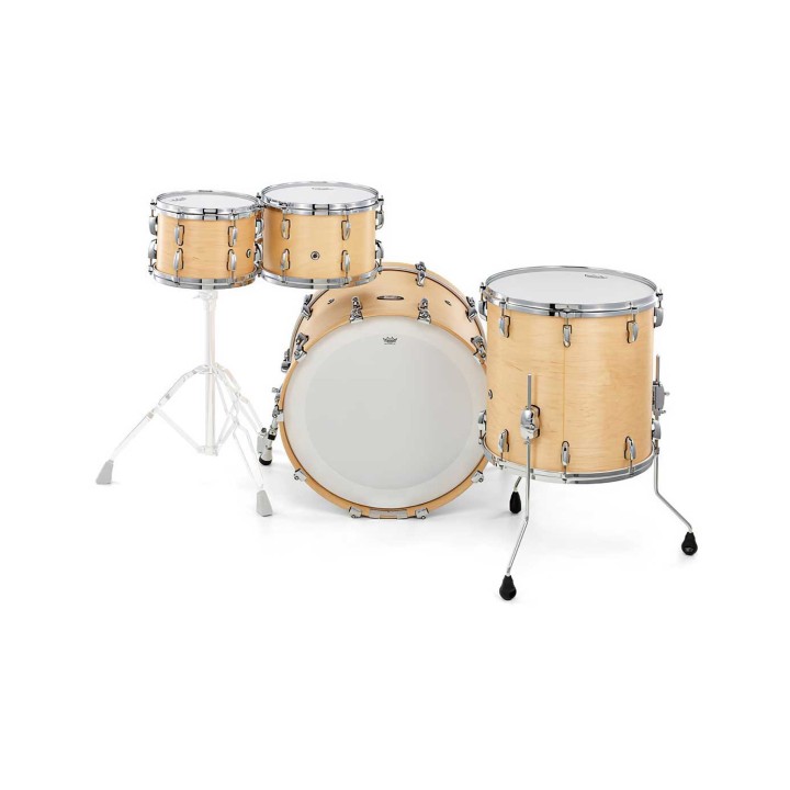 Pearl Masters Maple Gum MMG904XP/C186, 4-Piece Shell Set, Hand Rubbed Natural Maple