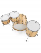 Pearl Masters Maple Gum MMG904XP/C186, 4-Piece Shell Set, Hand Rubbed Natural Maple