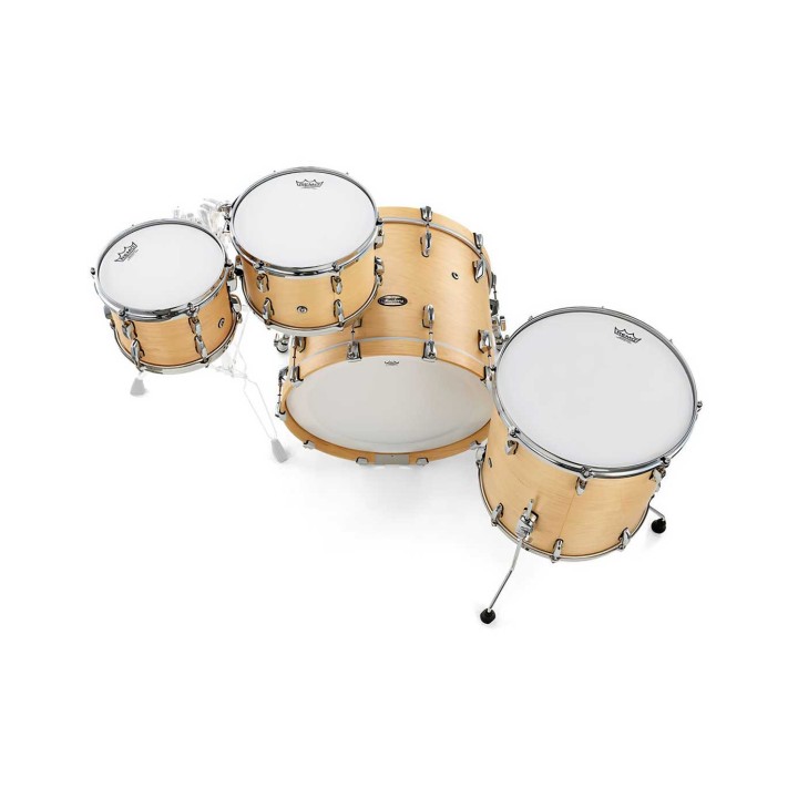 Pearl Masters Maple Gum MMG904XP/C186, 4-Piece Shell Set, Hand Rubbed Natural Maple