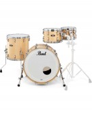 Pearl Masters Maple Gum MMG904XP/C186, 4-Piece Shell Set, Hand Rubbed Natural Maple