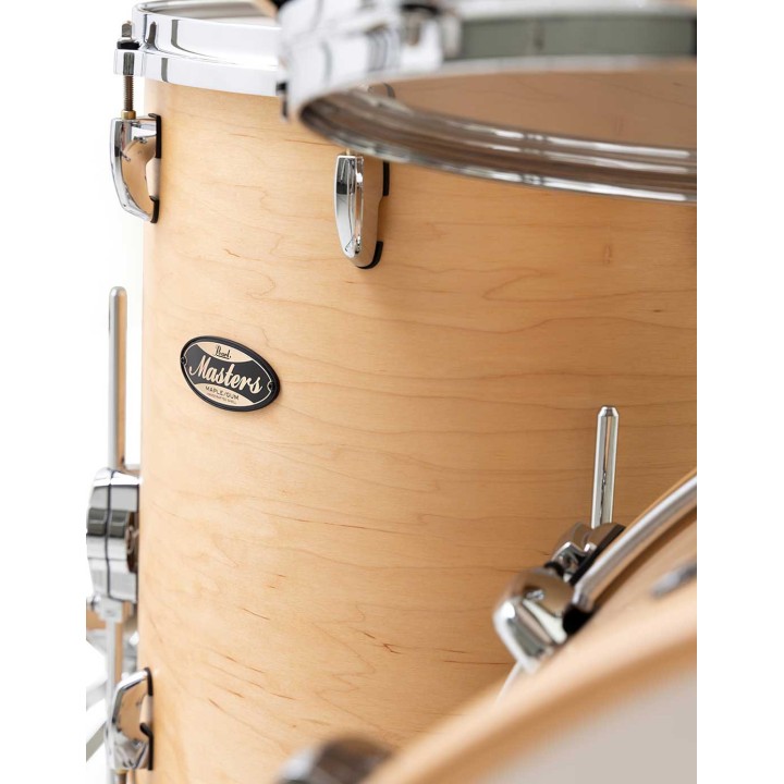Pearl Masters Maple Gum MMG904XP/C186, 4-Piece Shell Set, Hand Rubbed Natural Maple