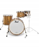 Pearl Masterworks Heritage Recipe, 5-Piece Shell Set, Natural Black Limba