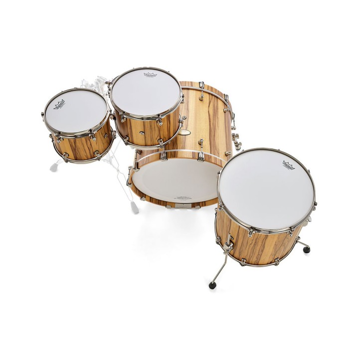 Pearl Masterworks Heritage Recipe, 5-Piece Shell Set, Natural Black Limba
