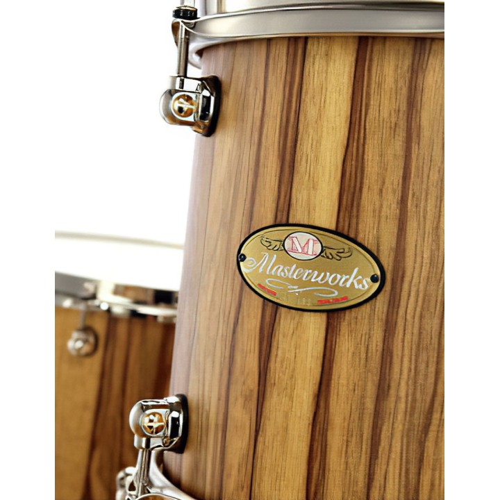 Pearl Masterworks Heritage Recipe, 5-Piece Shell Set, Natural Black Limba