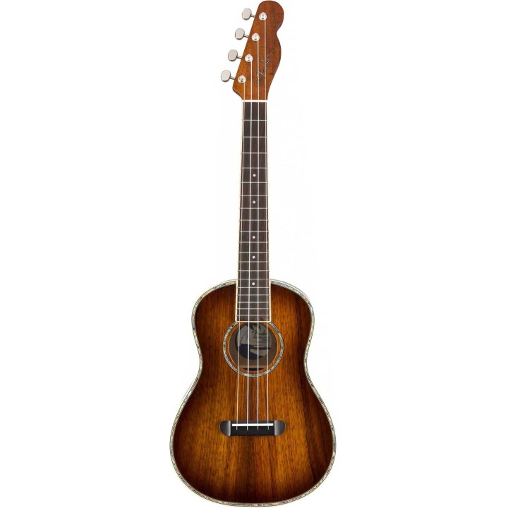 Fender Montecito Tenor Ukulele, w / bag, Tobacco Sunburst