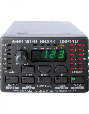 Behringer SHARK DSP110, Digital 24-Bit Multi-Function Signal Processor