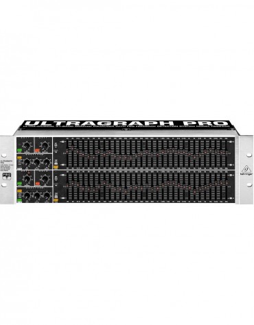 Behringer ULTRAGRAPH FBQ-PRO FBQ6200, Audiophile 31-Band Stereo Graphic Equalizer with FBQ Feedback Detection System
