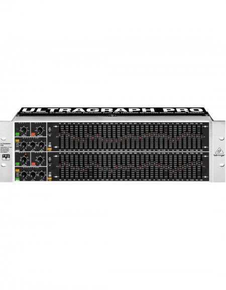 Behringer ULTRAGRAPH FBQ-PRO FBQ6200, Audiophile 31-Band Stereo Graphic Equalizer with FBQ Feedback Detection System