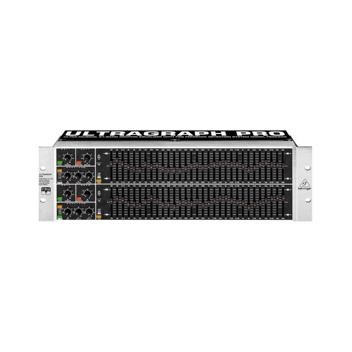 Behringer ULTRAGRAPH FBQ-PRO FBQ6200, Audiophile 31-Band Stereo Graphic Equalizer with FBQ Feedback Detection System