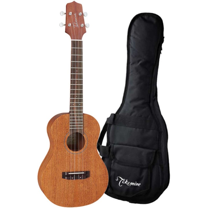 Takamine GU-S1, Soprano, Solid Mahogany, Rosewood Fingerboard, W / Bag, Natural