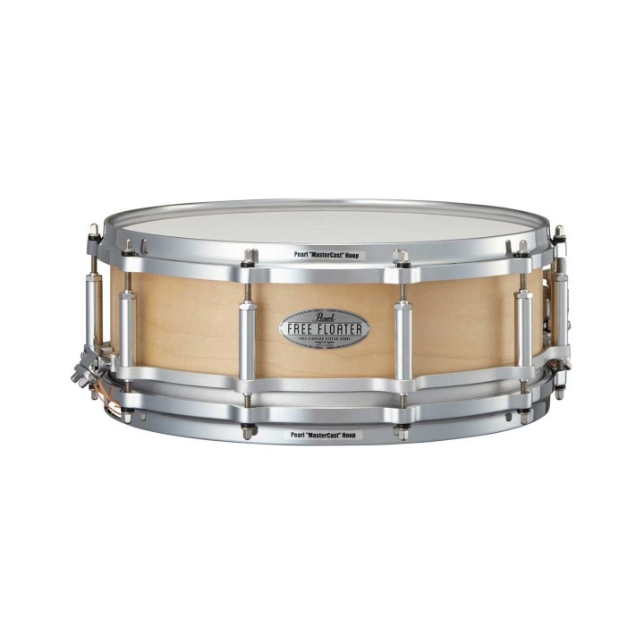 Pearl FTMM1450/321, Free Floating Maple, 14”x5” Snare Drum, Satin Maple
