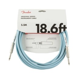 Fender 18.6ft Original Series Instrument Cables, Daphne Blue
