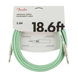 Fender 18.6ft Original Series Instrument Cables, Surf Green