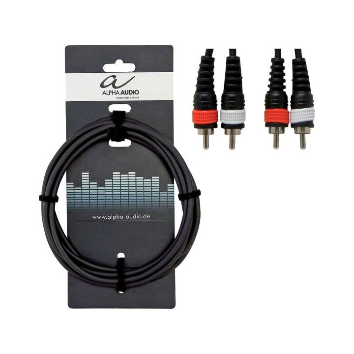 Alpha Audio 190.190, 1.5m Basic Line Twin Cable