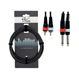 Alpha Audio 190.210, 1.5m Basic Line Twin Cable