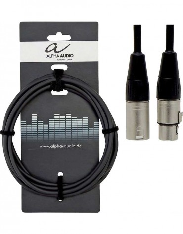 Alpha Audio 190.540, 1.5m Pro Line Microphone Cable