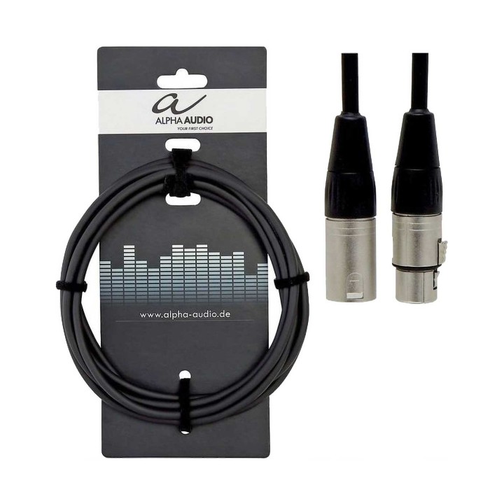 Alpha Audio 190.540, 1.5m Pro Line Microphone Cable
