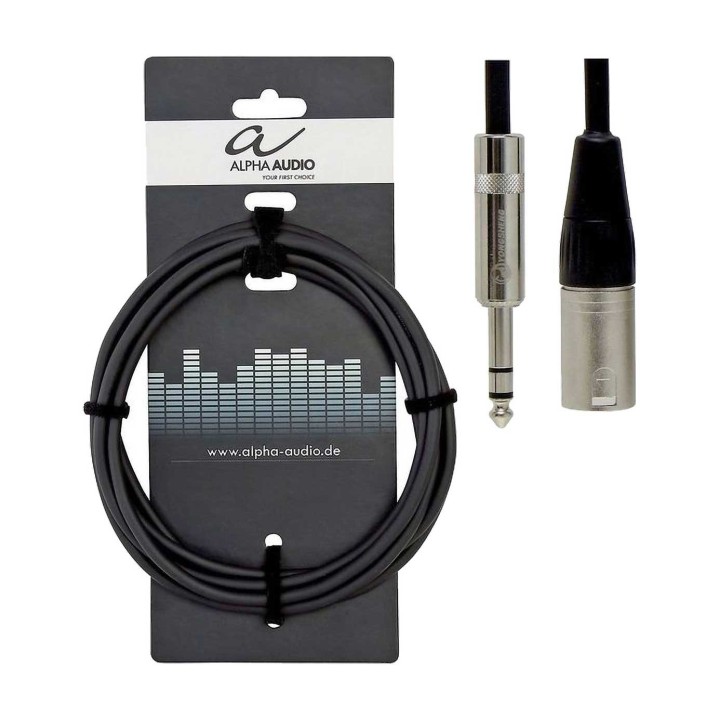 Alpha Audio 190.716, 3m Pro Line Balanced audio connection
