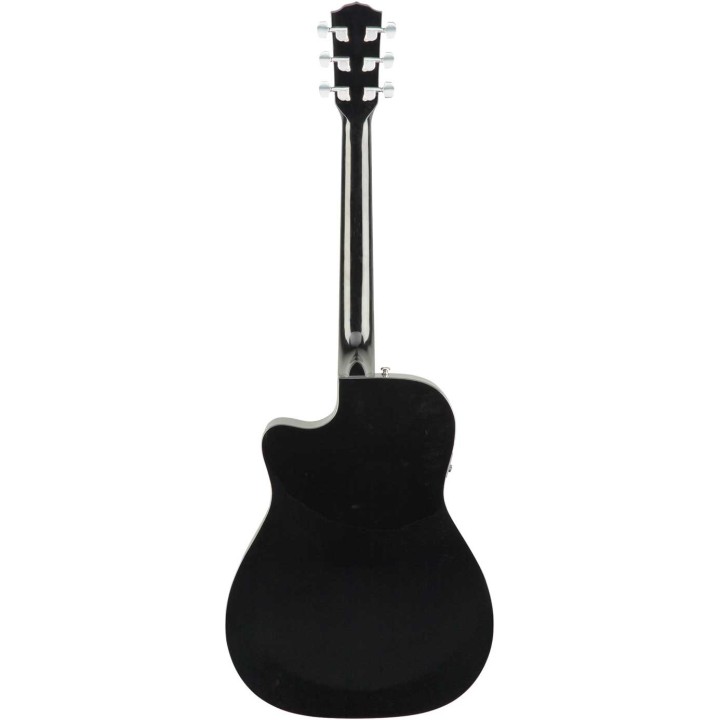 Fender CC-60SCE, Concert Solid Top, Walnut Fingerboard, Black