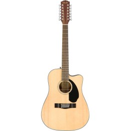 Fender CD-60SCE 12-String, Solid Top, Walnut Fingerboard, Natural
