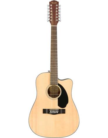 Fender CD-60SCE 12-String, Solid Top, Walnut Fingerboard, Natural