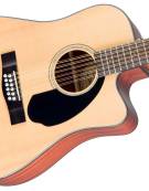Fender CD-60SCE 12-String, Solid Top, Walnut Fingerboard, Natural