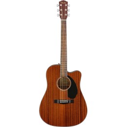 Fender CD-60SCE Dreadnought, All-Mahogany, Walnut Fingerboard, Natural