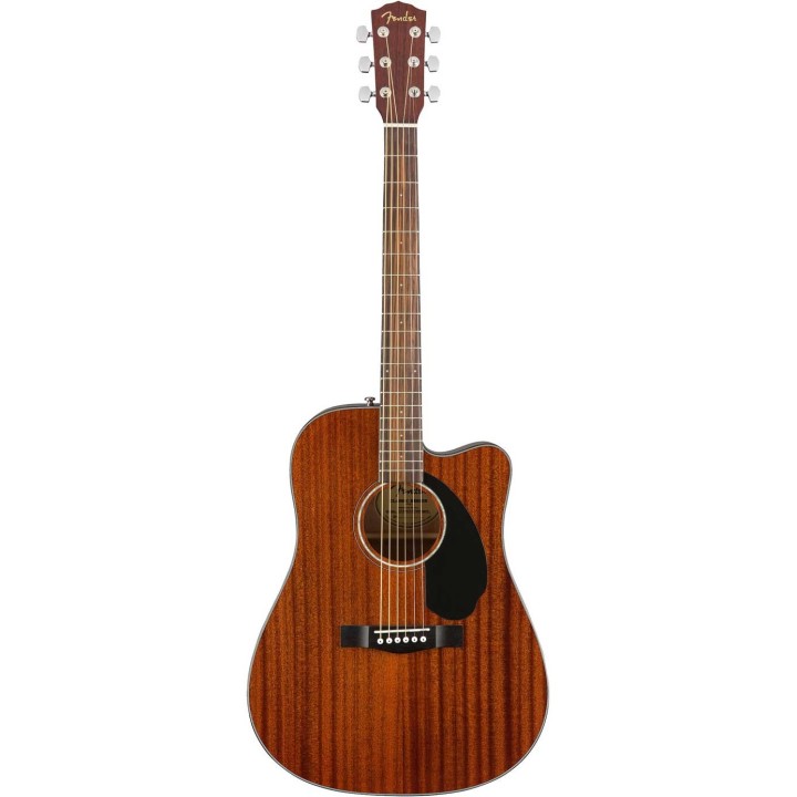 Fender CD-60SCE Dreadnought, All-Mahogany, Walnut Fingerboard, Natural