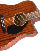 Fender CD-60SCE Dreadnought, All-Mahogany, Walnut Fingerboard, Natural