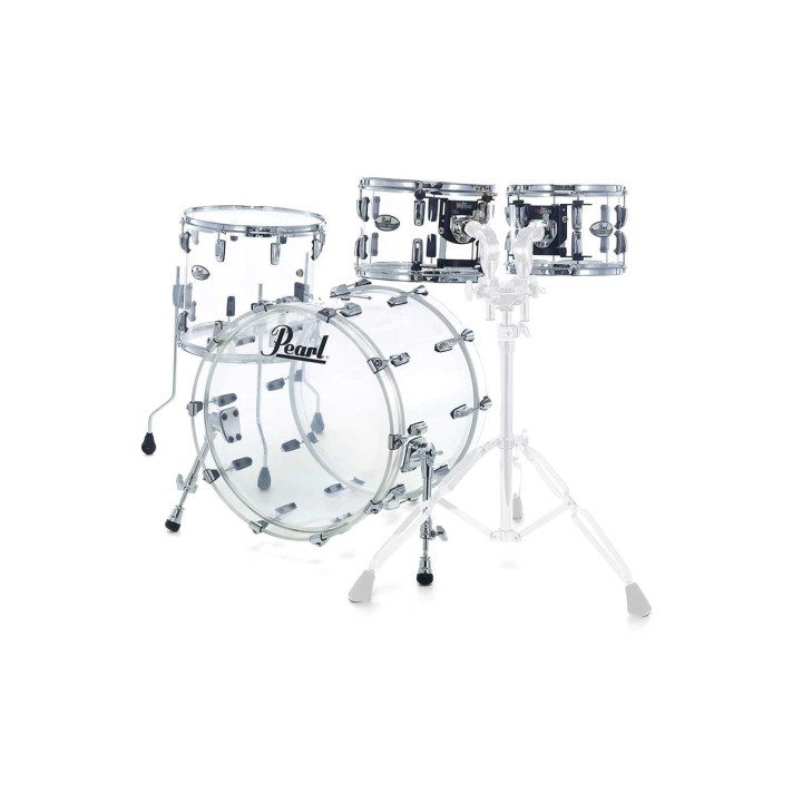 Pearl Crystal Beat Series CRB524P/C730, 4-Piece Shell Set, Ultra Clear