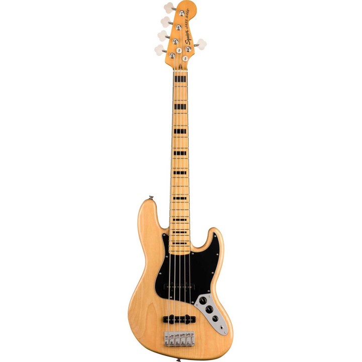 Squier Classic Vibe '70s Jazz Bass® V, Maple Fingerboard, Natural