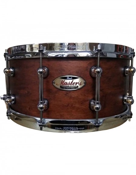 Pearl MRV1465S/C201 Masters Maple Reserve, 14" x 6.5" Snare Drum, Matte Walnut