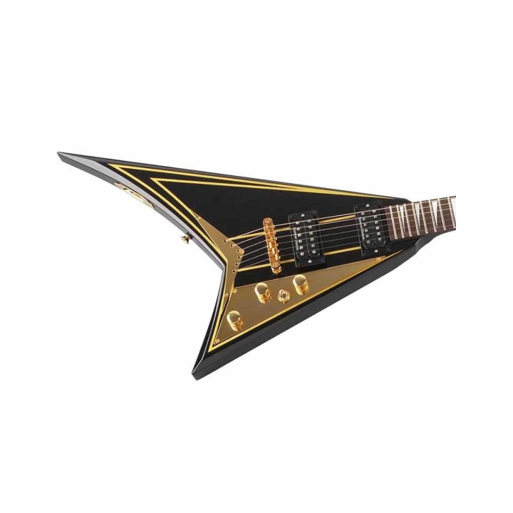 Jackson RR5 Rhoads Black w/Gold Pinstripes - w/JACKSON HARDCASE