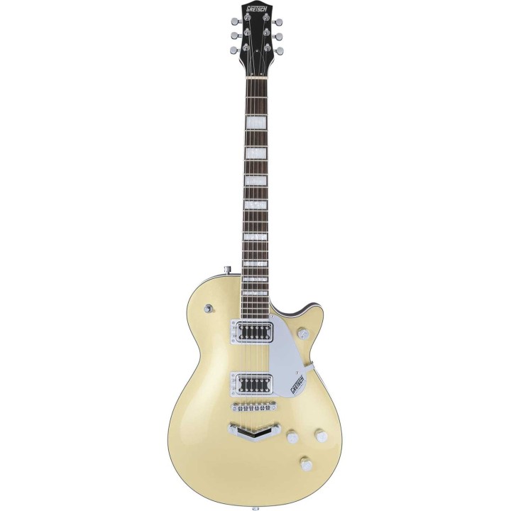Gretsch G5220 ELECTROMATIC® JET™ BT SINGLE-CUT WITH V-STOPTAIL, BLACK WALNUT FINGERBOARD, CASINO GOLD
