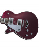Gretsch G5220LH ELECTROMATIC® JET™ BT SINGLE-CUT WITH V-STOPTAIL, LEFT-HANDED, BLACK WALNUT FINGERBOARD, DARK CHERRY METALLIC
