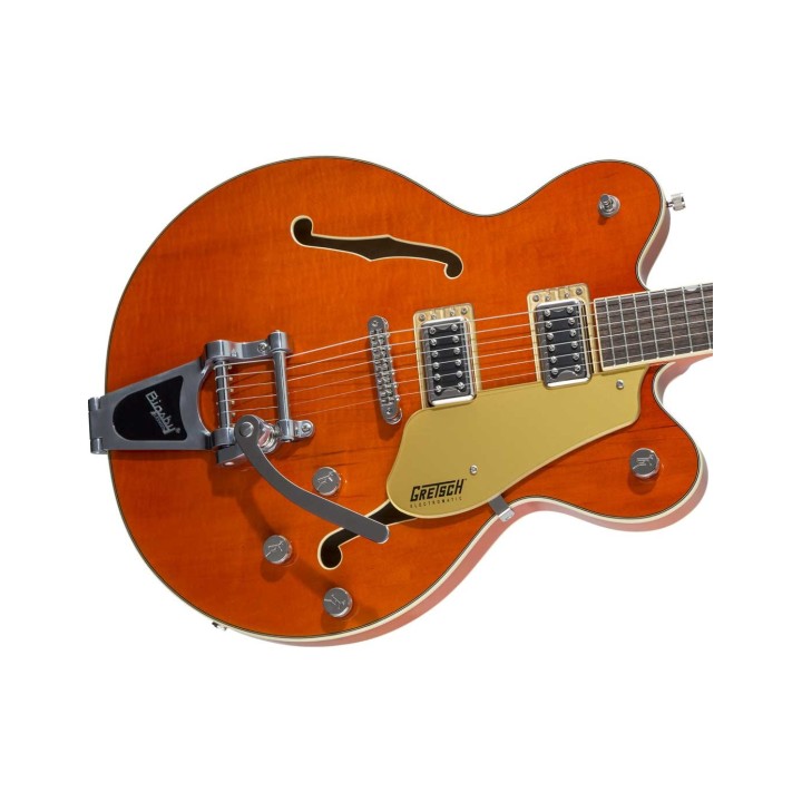 Gretsch G5622T ELECTROMATIC® CENTER BLOCK DOUBLE-CUT WITH BIGSBY®, LAUREL FINGERBOARD, ORANGE STAIN