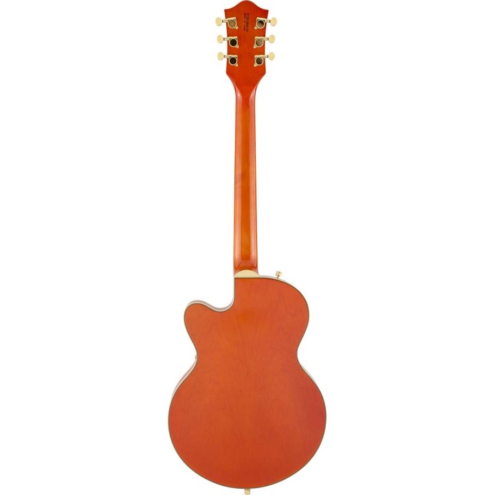 Gretsch G5655TG ELECTROMATIC® CENTER BLOCK JR. SINGLE-CUT WITH BIGSBY® AND GOLD HARDWARE, LAUREL FINGERBOARD, ORANGE STAIN